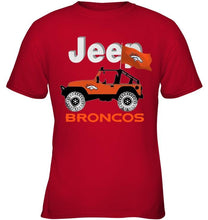 Load image into Gallery viewer, Jeep Denver Broncos fan hoodie
