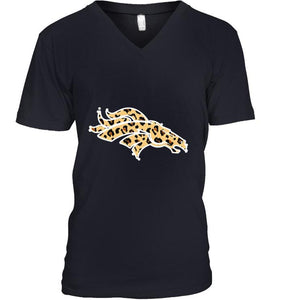 Denver Broncos tiger pattern layer shirt