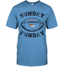 Load image into Gallery viewer, Sunday funday Denver Broncos lover shirt
