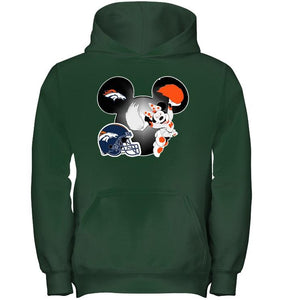 Denver Broncos Minnie cheerleader shirt