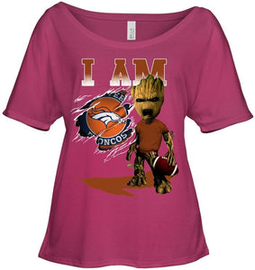 I am Denver Broncos groot shirt