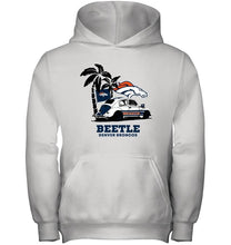 Load image into Gallery viewer, Beetle Denver Broncos on beach shirt
