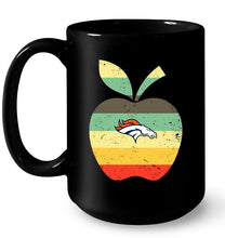 Load image into Gallery viewer, Denver Broncos teacher apple retro shirt
