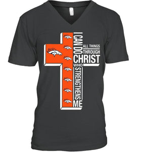 Can do all things through christ strengthens me Denver Broncos shirt