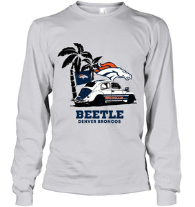 Beetle Denver Broncos on beach shirt