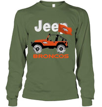 Load image into Gallery viewer, Jeep Denver Broncos fan hoodie
