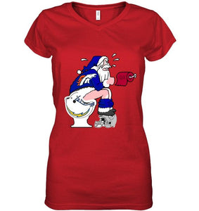 Santa Denver Broncos Toilet shirt