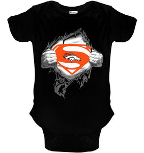 Denver Broncos Superman Ripped shirt