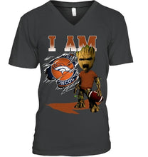 Load image into Gallery viewer, I am Denver Broncos groot shirt
