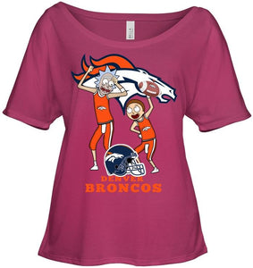 Denver Broncos Rick and morty fan shirt