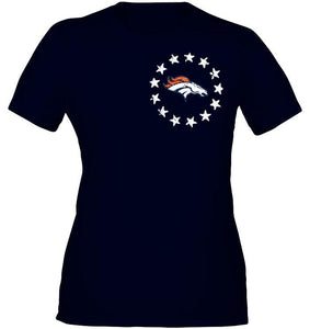 Denver Broncos american star flag shirt