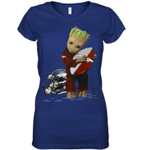 Load image into Gallery viewer, Groot loves Denver Broncos fan hoodie
