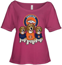 Load image into Gallery viewer, Denver Broncos Beagles fan shirt
