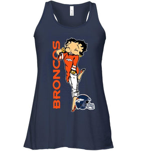 Denver Broncos betty boop fan shirt