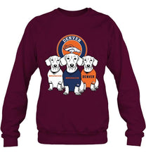 Load image into Gallery viewer, Dachshund Denver Broncos shirt
