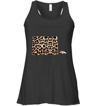 Load image into Gallery viewer, Denver Broncos panther pattern state map shirt
