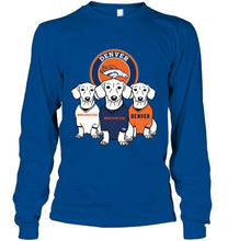 Load image into Gallery viewer, Dachshund Denver Broncos shirt
