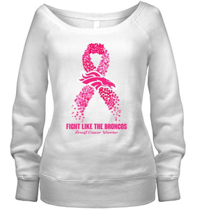 Denver Broncos fight like the Broncos br east cancer warrior shirt