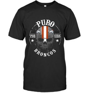 Puro Denver Broncos por vida fan shirt