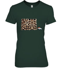 Load image into Gallery viewer, Denver Broncos panther pattern state map shirt
