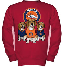 Load image into Gallery viewer, Denver Broncos Beagles fan shirt
