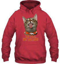 Load image into Gallery viewer, Denver Broncos cat to all my haters shirt
