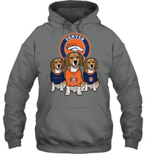 Load image into Gallery viewer, Denver Broncos Beagles fan shirt
