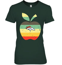 Load image into Gallery viewer, Denver Broncos teacher apple retro shirt
