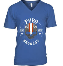 Load image into Gallery viewer, Puro Denver Broncos por vida fan shirt
