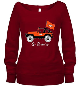 Go Denver Broncos Jeep shirt