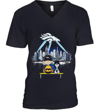 Load image into Gallery viewer, snoopy watch Denver Broncos city shirt
