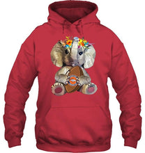 Load image into Gallery viewer, Elephant loves Denver Broncos shirt
