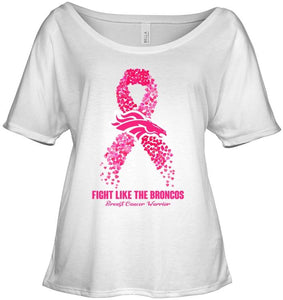 Denver Broncos fight like the Broncos br east cancer warrior shirt