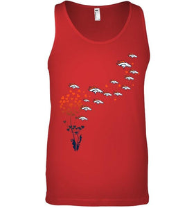 Denver Broncos dandelion shirt