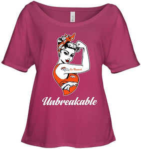 Go Denver Broncos unbreakable girl shirt