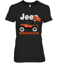 Load image into Gallery viewer, Jeep Denver Broncos fan hoodie
