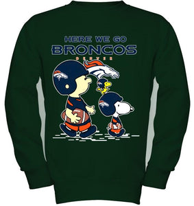 Here we go Denver Broncos snoopy shirt