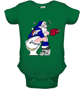 Santa Denver Broncos Toilet shirt