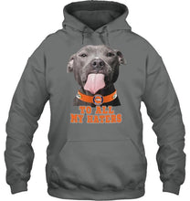 Load image into Gallery viewer, Denver Broncos to all my haters pitbull shirt
