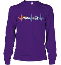 Load image into Gallery viewer, Denver Broncos Colorado Avalanche heartbeat shirt
