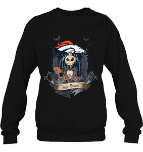 Denver Broncos Jack Skellington shirt