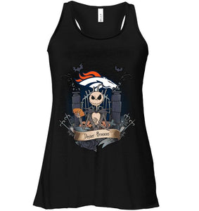 Denver Broncos Jack Skellington shirt