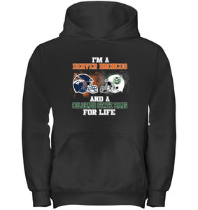 i'm a Denver Bronco and a Colorado State Ram for life shirt