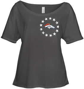 Denver Broncos american star flag shirt