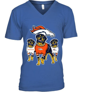 Denver Broncos Rottweilers fan shirt