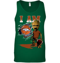 Load image into Gallery viewer, I am Denver Broncos groot shirt
