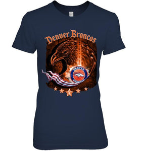 denver broncos eagle american flag shirt