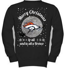 Load image into Gallery viewer, Denver Broncos Merry Christmas to all and to all a Bronco fan shirt
