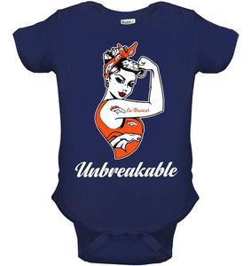 Go Denver Broncos unbreakable girl shirt