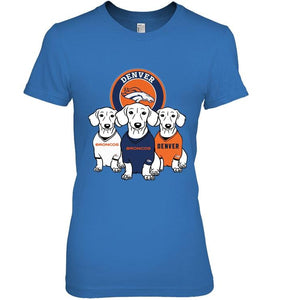 Dachshund Denver Broncos shirt